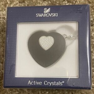 Swarovski Black Heart Necklace 4 GB with Crystal Accent USB memory stick